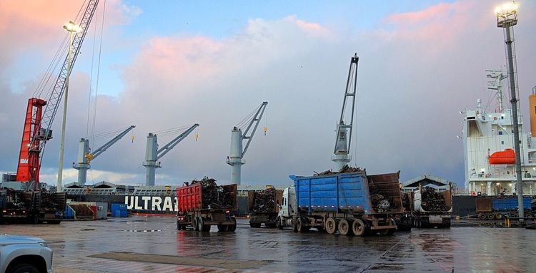 Imagen de portada - TTP moves 27 thousand tons of scrap metal to Peru