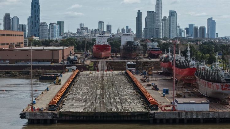 Imagen de portada - Tandanor Recovers Syncrolift Operability for Deeper Draft Vessels