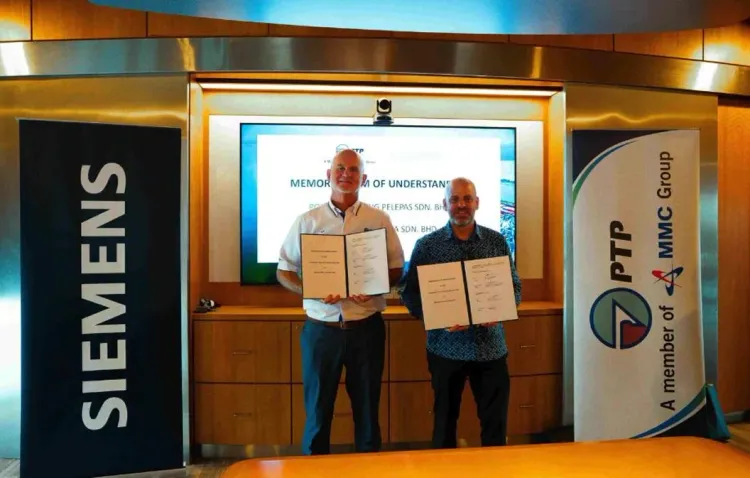 Imagen de portada - Tanjung Pelepas and Siemens Sign Agreement to Transform Port Digital Infrastructure