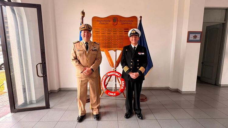 Imagen de portada - Technical Visit of the Coast Guard to the Chilean Navy