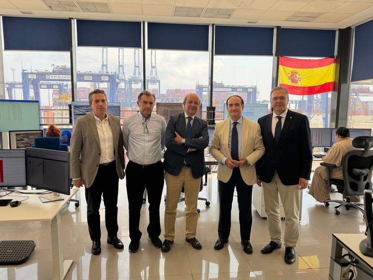 El Puerto de Algeciras traslada a la Comisión Europea su preocupación por las emisiones ETS y presenta sus avances en la estrategia Global Gateway