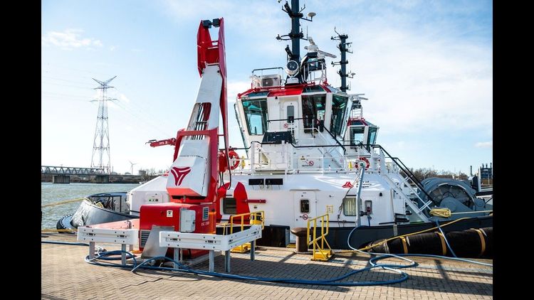 Imagen de portada - Volta 1: First Electric Tugboat Launched in Europe