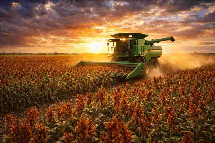 Finalizó la cosecha de sorgo con un rinde por encima del promedio de las últimas campañas