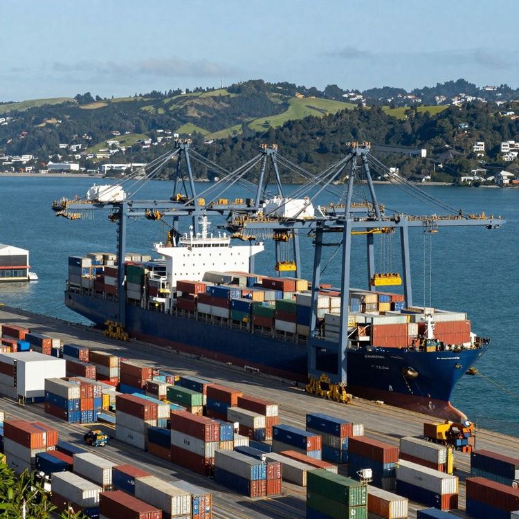 Imagen de portada - Implementación de Recargos Portuarios / Tasas Portuarias de Exportación (PAE) e Importación (PAI) - Port Chalmers, Nueva Zelanda hacia/desde el Mundo
