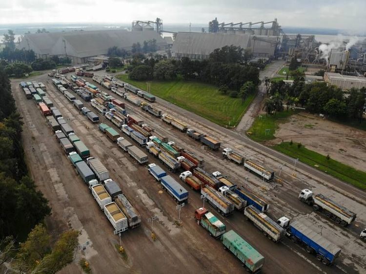 Rosario concentró más de 76 mil camiones ingresados a puertos y plantas en lo que va de julio