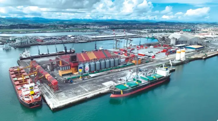 El Puerto de Santander crece un 13,2% en junio, impulsado por los graneles sólidos