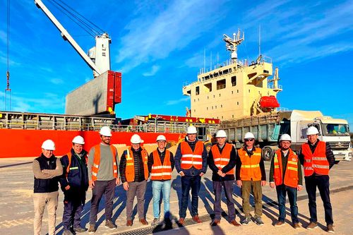 Se concretó la primera exportación de harina de soja no modificada genéticamente desde el Puerto de Concepción del Uruguay