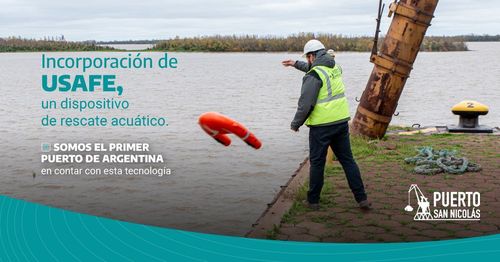 Puerto San Nicolás se convierte en el primer puerto del país en incorporar un dispositivo de rescate acuático teledirigido