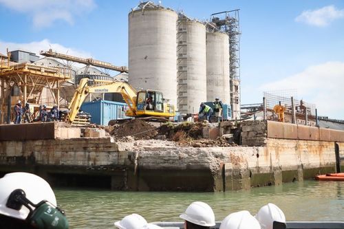 El Puerto de Bahía Blanca supervisó el avance de cuatro obras