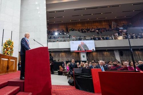 Presidente Kast destaca modernizaciones y avances en seguridad de puertos en Cuenta Pública