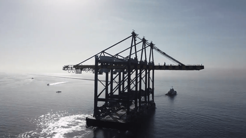 Tres grúas STS zarpan desde Puerto de Los Ángeles hacia Kapalama Container Terminal