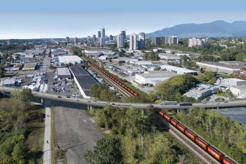 VFPA constrói viaduto de Holdom para melhorar o fluxo comercial