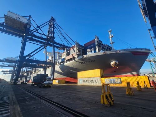 Wan Hai A17 realiza primera escala en San Antonio Terminal Internacional